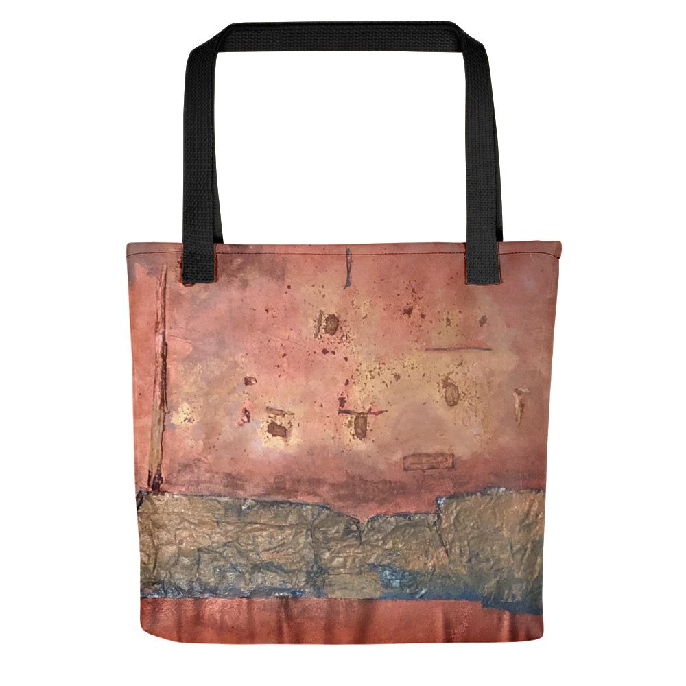 “Greed Decomposed on a Martian Desert” Tote Bag