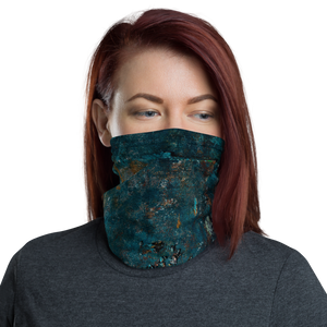 “Fragment of a Rusted Interior Magnified” Neck Gaiter Face Mask
