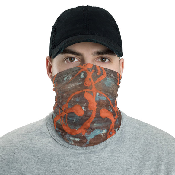 “Superficial Impression of Curvaceous Motion” Neck Gaiter Face Mask