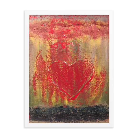 “Resonating Heart” Framed Poster