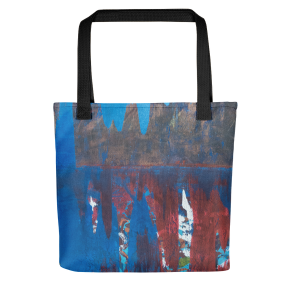 “Blue Maelstrom” Tote Bag