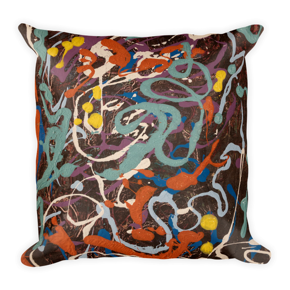 “Variation of Curvaceous Movement” Pillow
