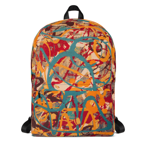 “Lighter Shade of Curvaceous Motion“ Backpack
