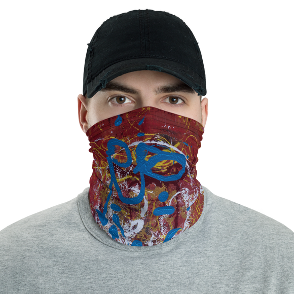 “Adventurous Extract from Torqued Morphism” Neck Gaiter Face Mask