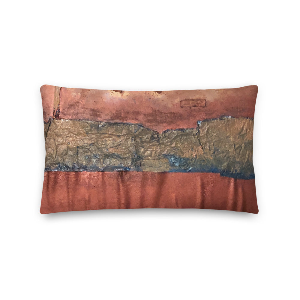 “Greed Decomposed on a Martian Desert” Pillow