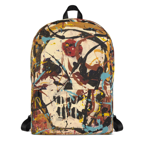 “Silhouette of a Calm Cannibal Just Beneath” Backpack