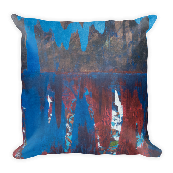 “Blue Maelstrom” Pillow