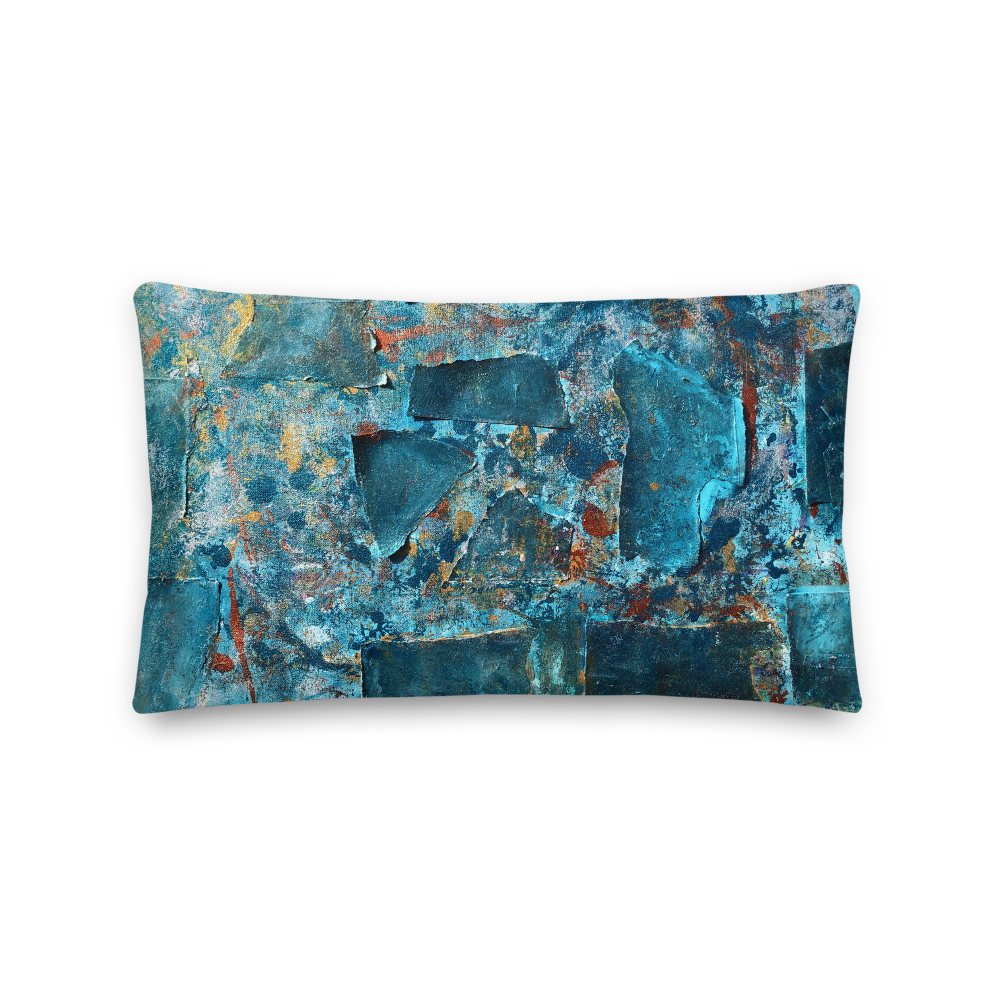 “Emerald Coast of a Fractional Future” Pillow