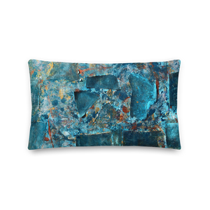 “Emerald Coast of a Fractional Future” Pillow