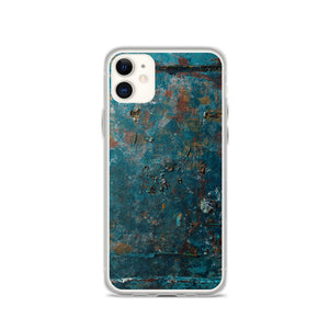 “Fragment of a Rusted Interior Magnified” iPhone Case