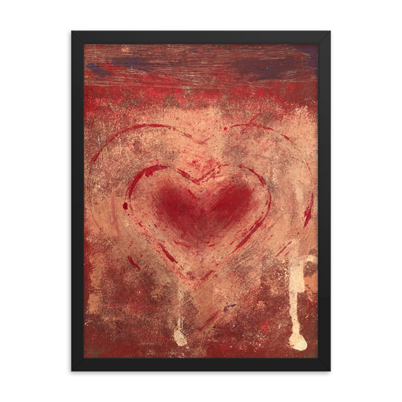 “The Heart Prevails” Framed Poster