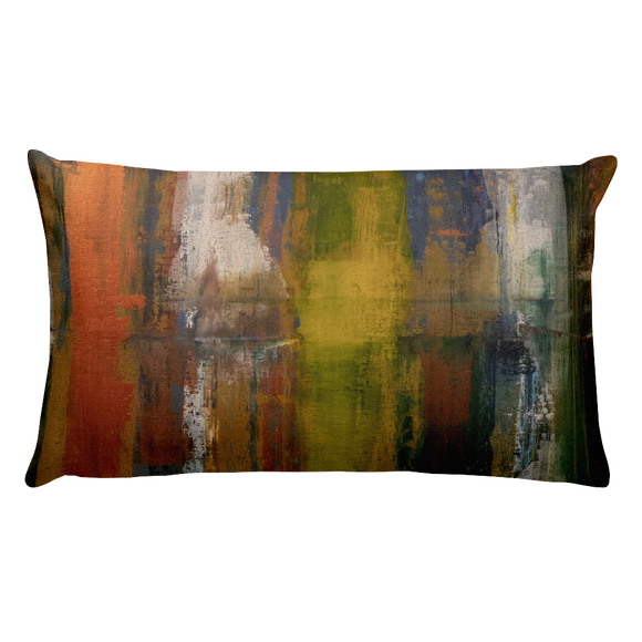 “Reflections on the Canal at Twilight“ Pillow