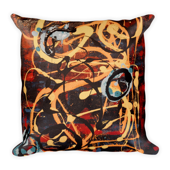 “The Metamorphosis of Curvaceous Motion“ Pillow