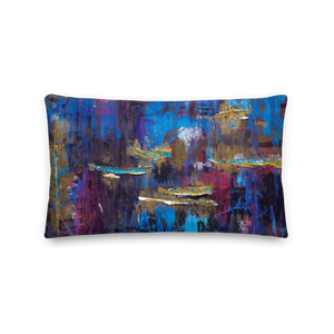 “Disjointed Brushstrokes Rearranged” Pillow