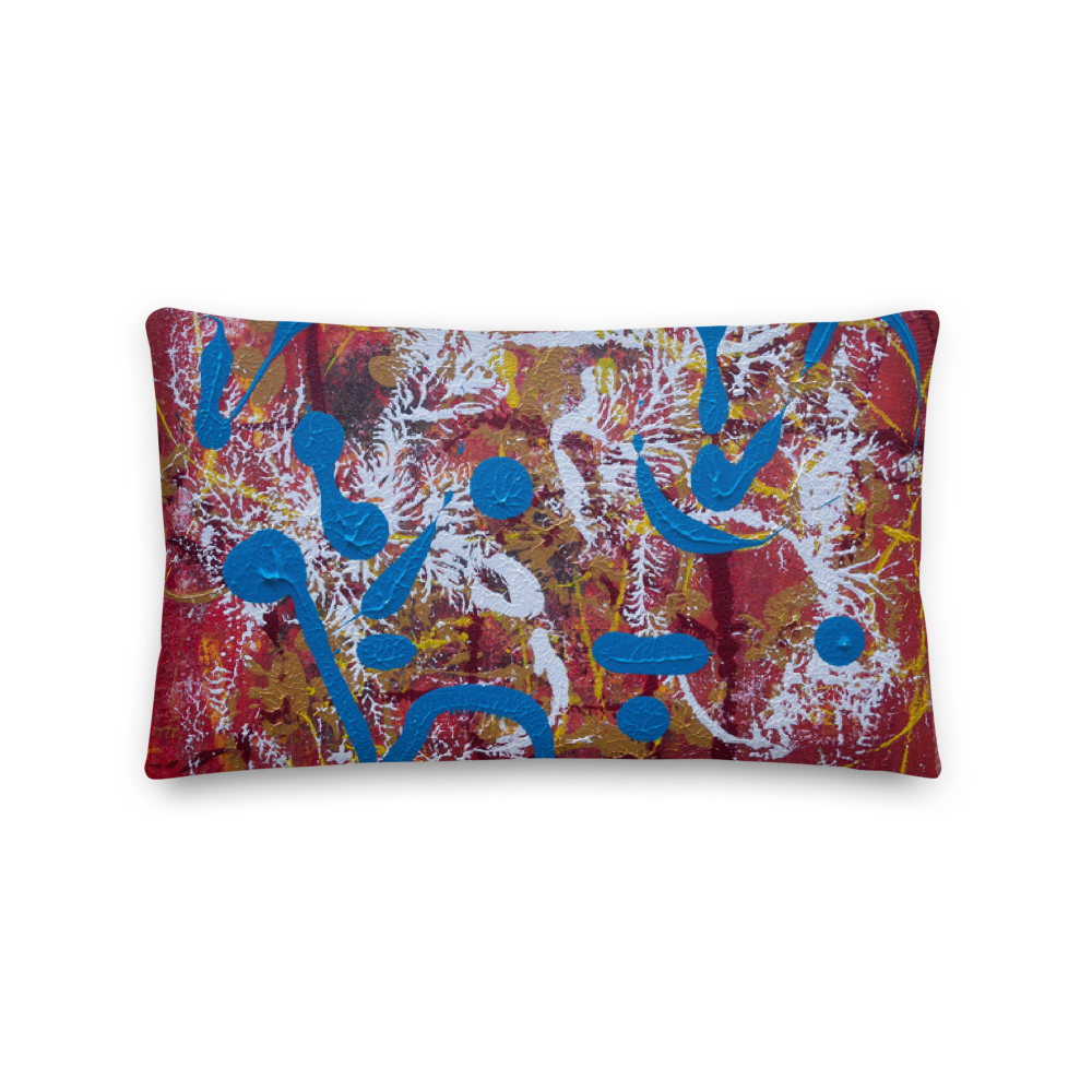 “Adventurous Extract from Torqued Morphism” Pillow