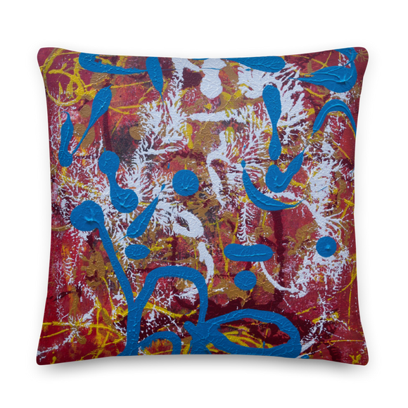 “Adventurous Extract from Torqued Morphism” Pillow
