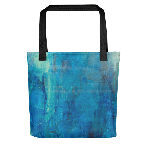 “Borealis Over the Sea” Tote Bag